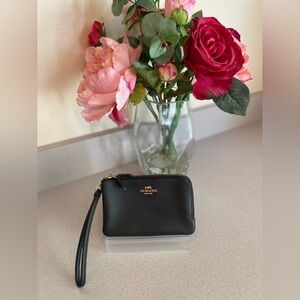 Coach Black Clutch Wristlet